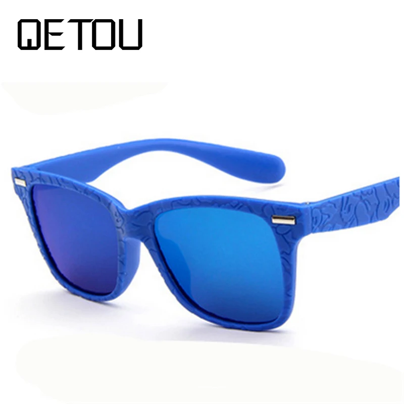 QETOU/модные детские солнцезащитные очки для мальчиков фирменный дизайн милые