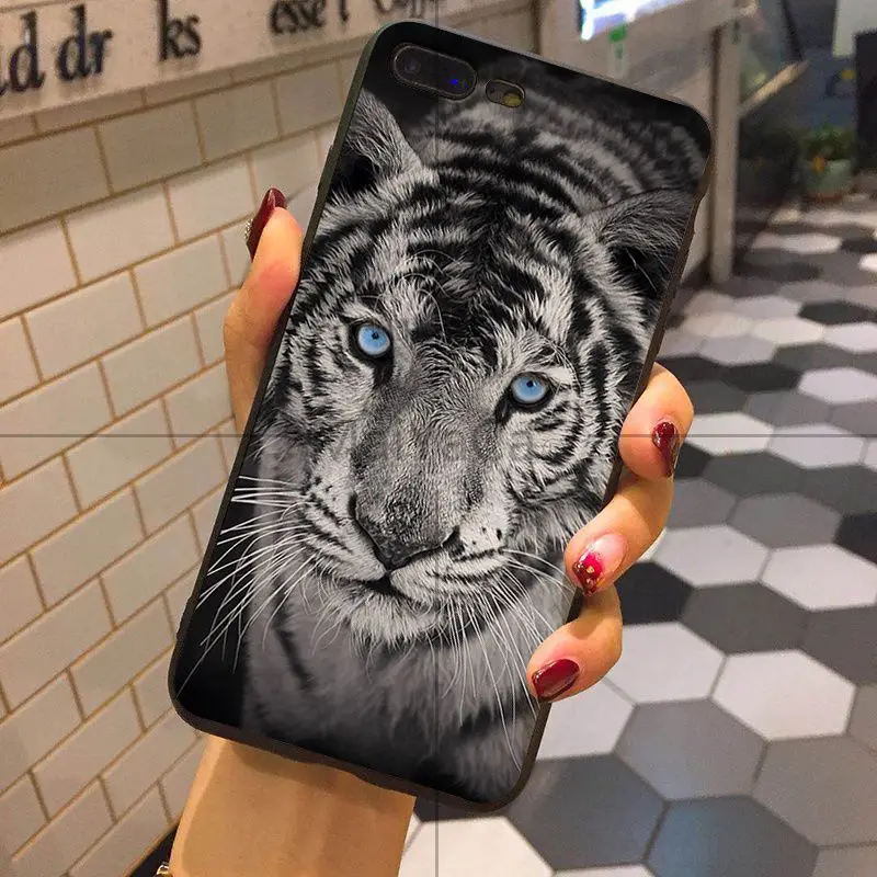 Мягкий чехол для телефона MaiYaCa lion tiger из ТПУ мягкий iPhone 8 7 6 6S Plus 5 5S SE XR X XS MAX