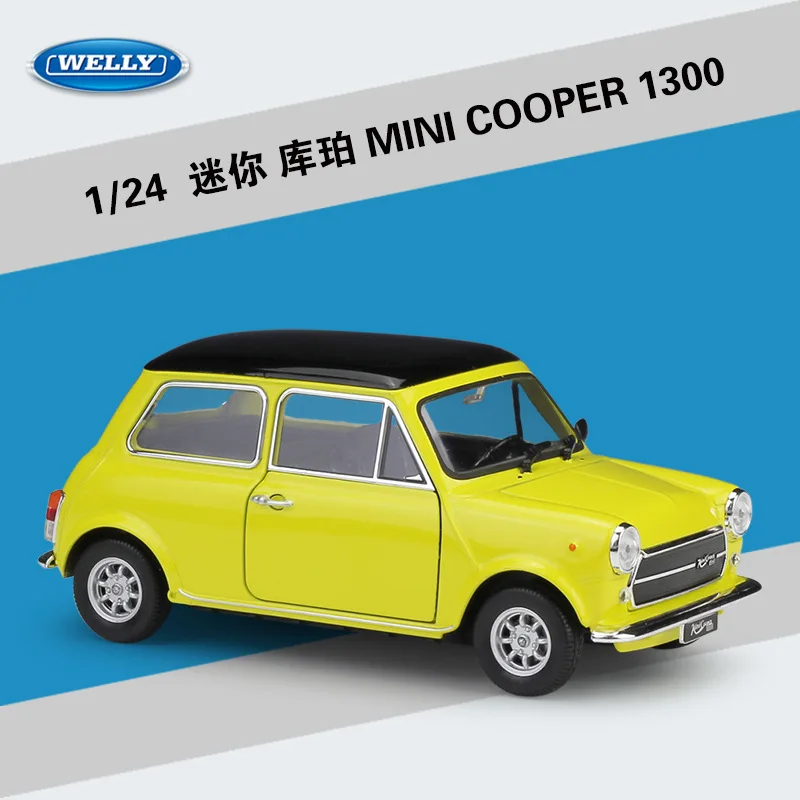 WELLY масштаб 1:24 литая модель автомобиля из сплава игрушки для мини Купера 1300