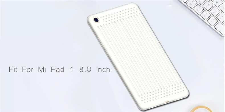 Для xiaomi mi pad 4 чехол для планшета ультра тонкий ТПУ задняя крышка 8,0 дюймов флип чехол s для xiaomi mi pad 4 mi Pad 4 " матовый чехол