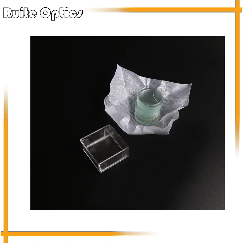 1 коробка 100 шт 40 мм круглый микроскоп стеклянная крышка скольжения пустые слайды