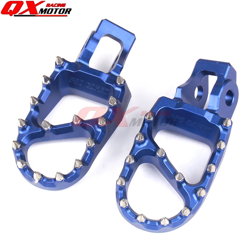 Синие 7075 подножки для ног педали YZ 85 125 250 YZ250F YZ426F YZ450F YZ125X YZ250X YZ250FX WR250F|Подставки под