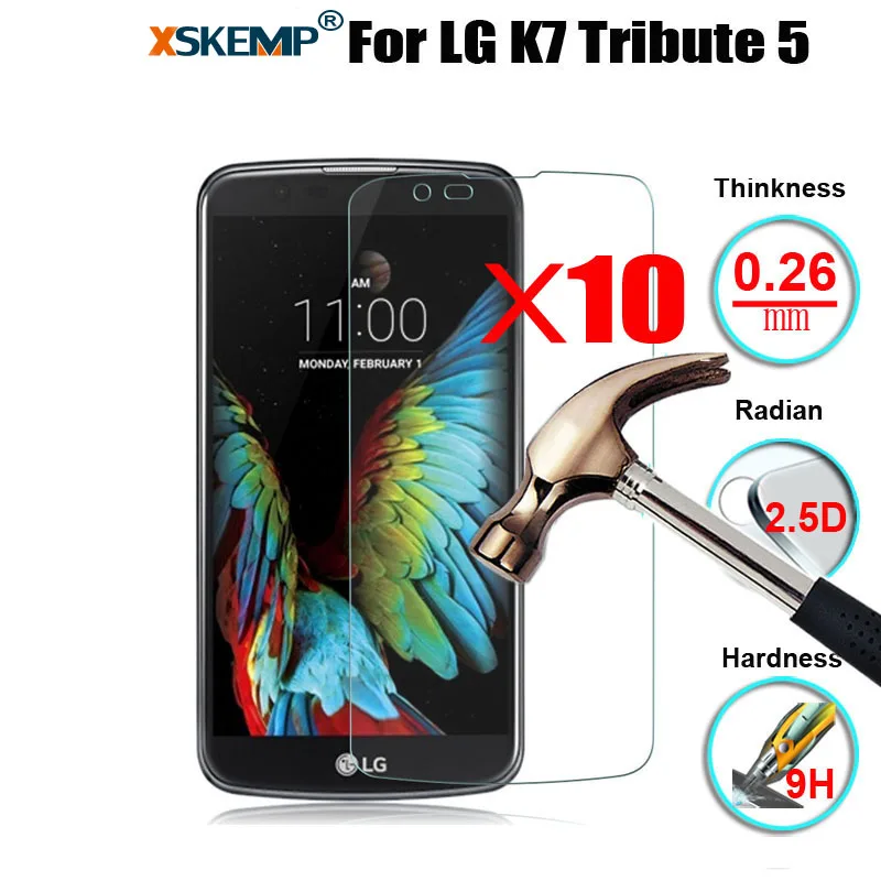 10 шт. Оптовая продажа Новый Закаленное Стекло Экран протектор для LG Optimus L70 L Fino K8 K4