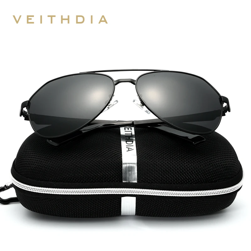 Солнцезащитные очки авиаторы VEITHDIA винтажные брендовые дизайнерские с