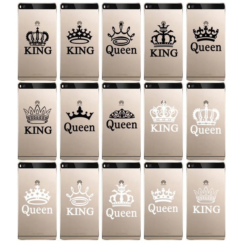 DREAMFOX N093 King Queen Crown Soft TPU Silicone Cover For Huawei P8 P9 P10 Lite Plus 2017 Honor 8 9 Pro 6X Case |