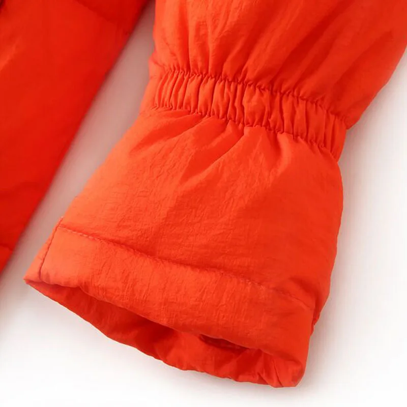 2018 модная зимняя куртка женское толстое длинное пальто теплые парки на 90% белом