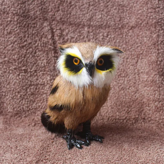 Simulation owl NO 2 Имитация совы, натуральная кожа, животное, Сова, украшение для дома, сова, подарок, искусственная сова, игрушка, имитация совы, обучающий реквизит - Цвет: Simulation owl NO 2