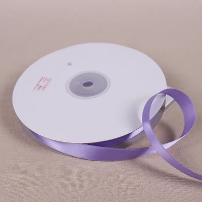 Светло фиолетовая качественная атласная лента из полиэстера 100 ярдов упаковка