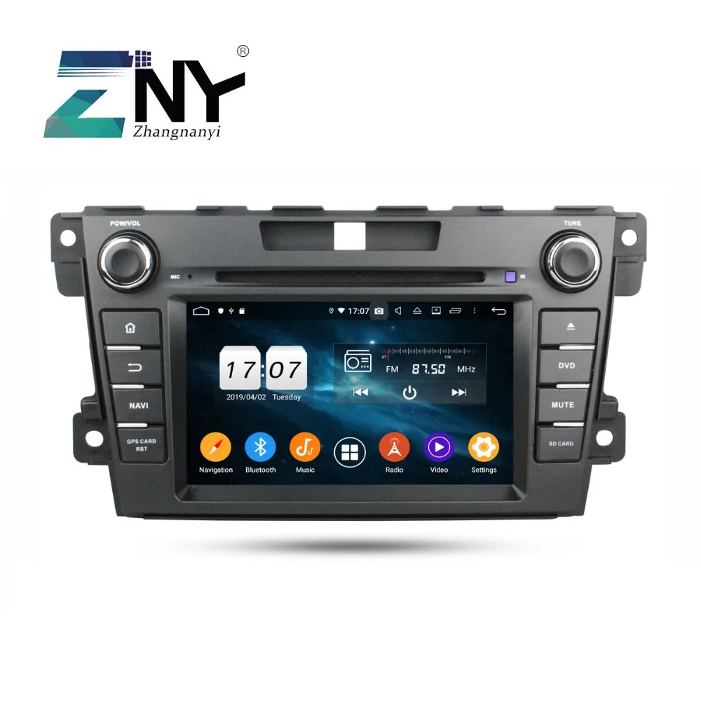 7 &quotips 2 два Din Android 9 0 автомобильный DVD стерео для Mazda CX-7 CX7 Авто Радио FM BT WiFi gps