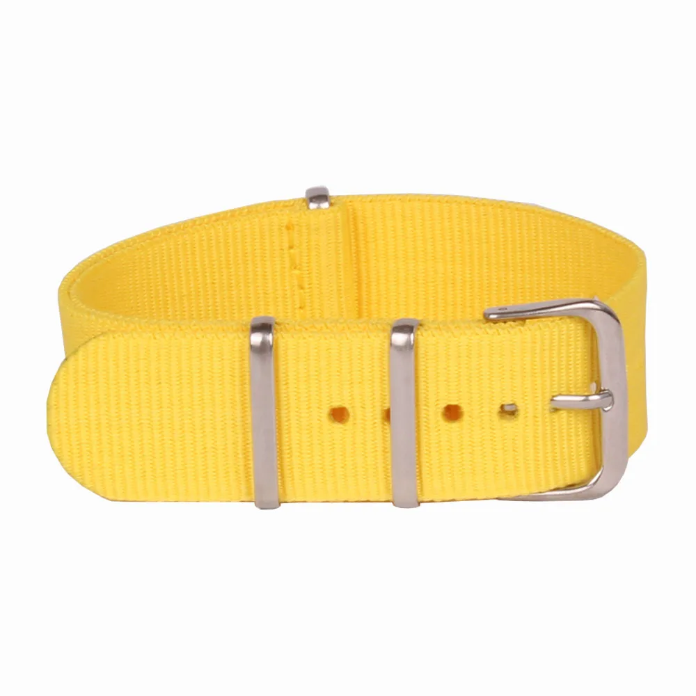 

Fashion 20 mm Watchband Men Women Sport Blue Flower Nato Fiber Woven Nylon Watch Strap Wristwatch Bands Buckle 20mm for watches