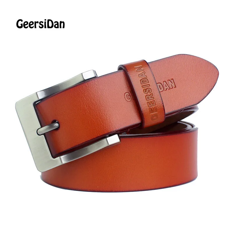 GEERSIDAN новые дизайнерские ремни для мужчин высокое качество роскошный бренд 100%