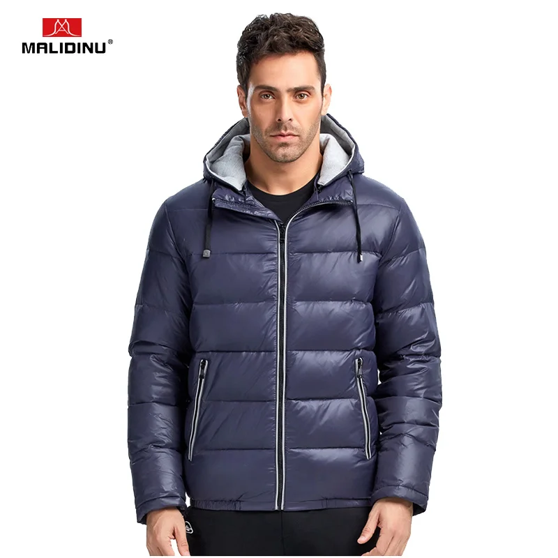 MALIDINU 2022 Men Down Jacket 70%White Duck Down Winter Down Coat Thick Warm Down Coat Brand Winter Jackets Mens Puffer Jacket