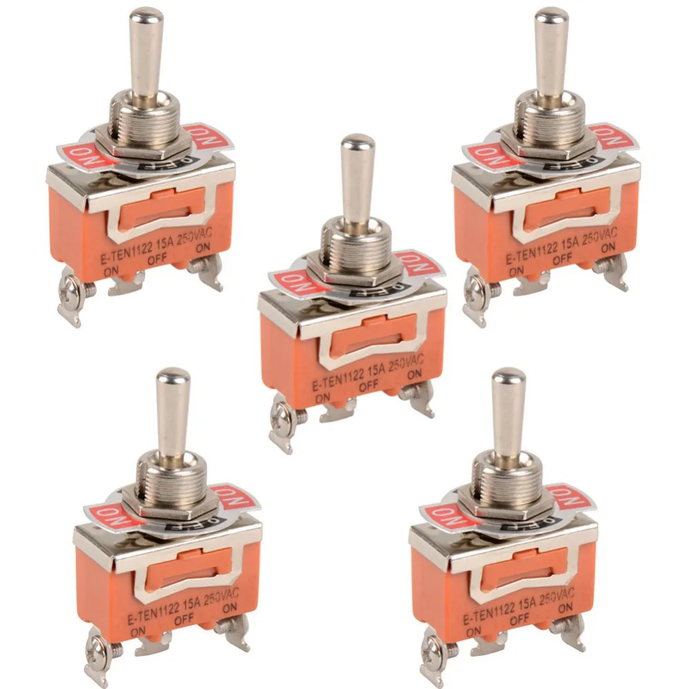 1 шт. 3 Pin ВКЛ ВЫКЛ на х слойный тумблер 15A 250V AC оранжевый P0.05|switch 15a|switch switchswitch 250v |