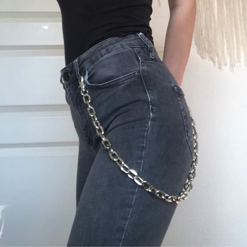 1 шт. модные мужские ювелирные изделия в стиле хип хоп джинсовый кошелек цепочка