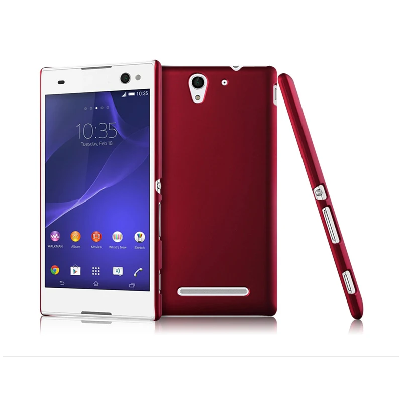 Модный матовый резиновый жесткий чехол для Sony Xperia C5 Ultra C4 E5333 C3 Dual D2533 накладка с