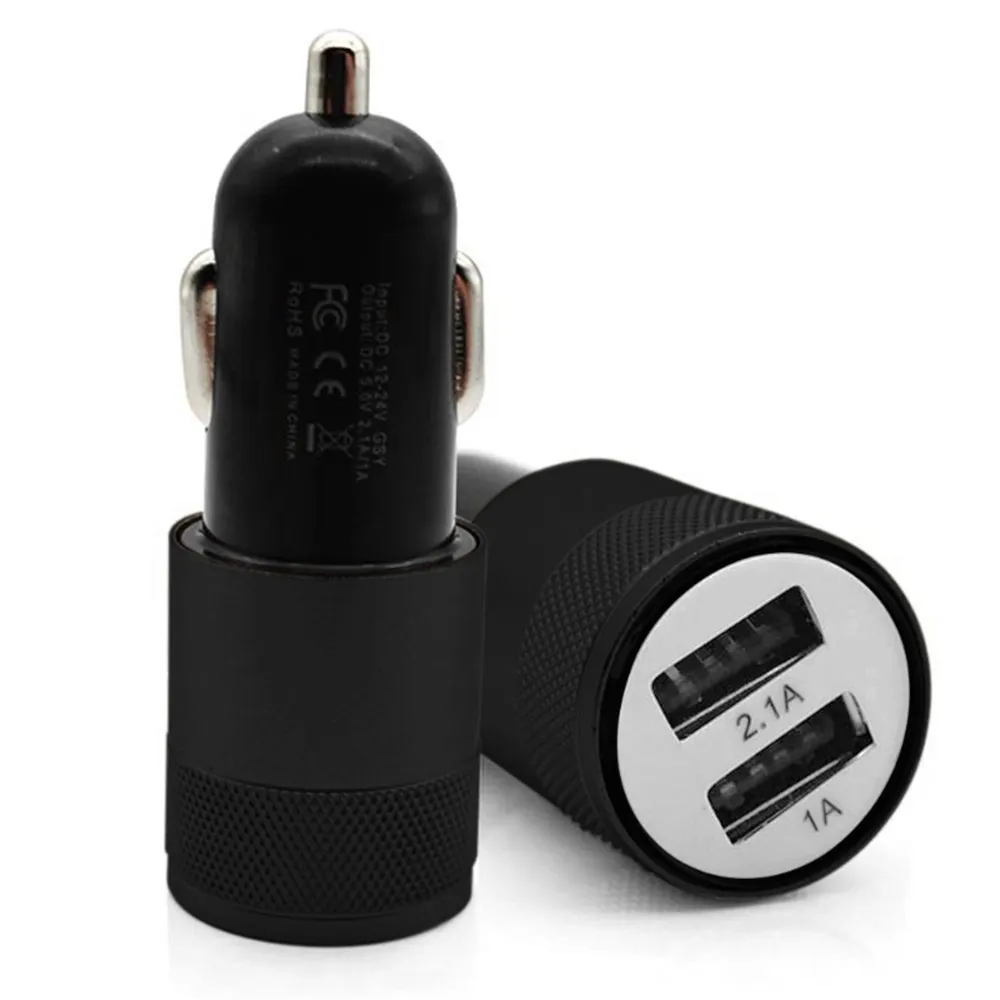 Автомобильное зарядное устройство с двумя usb портами быстрая зарядка мобильный