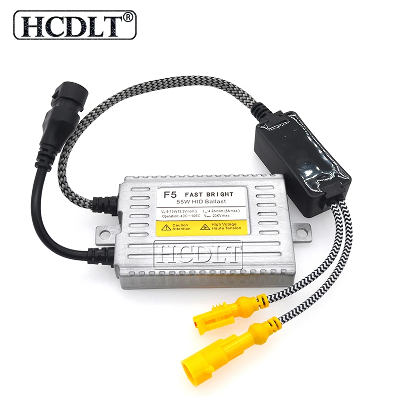 HCDLT AC 55 Вт F5 Быстрый Яркий DLT ксенон HID балласт быстрого запуска тонкий Reator для