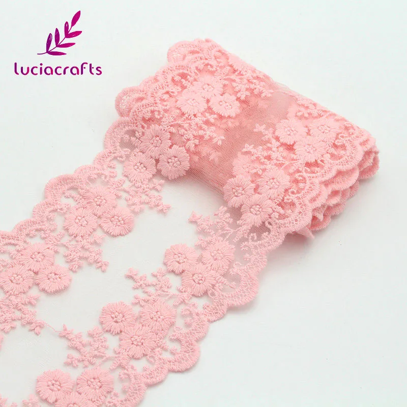 Lucia crafts, 1 год/партия, 12,5 см, отделка, кружево, хлопок, ленты, сделай сам, для свадебной вечеринки, Декор, искусство, шитье, материал, поставка N0402
