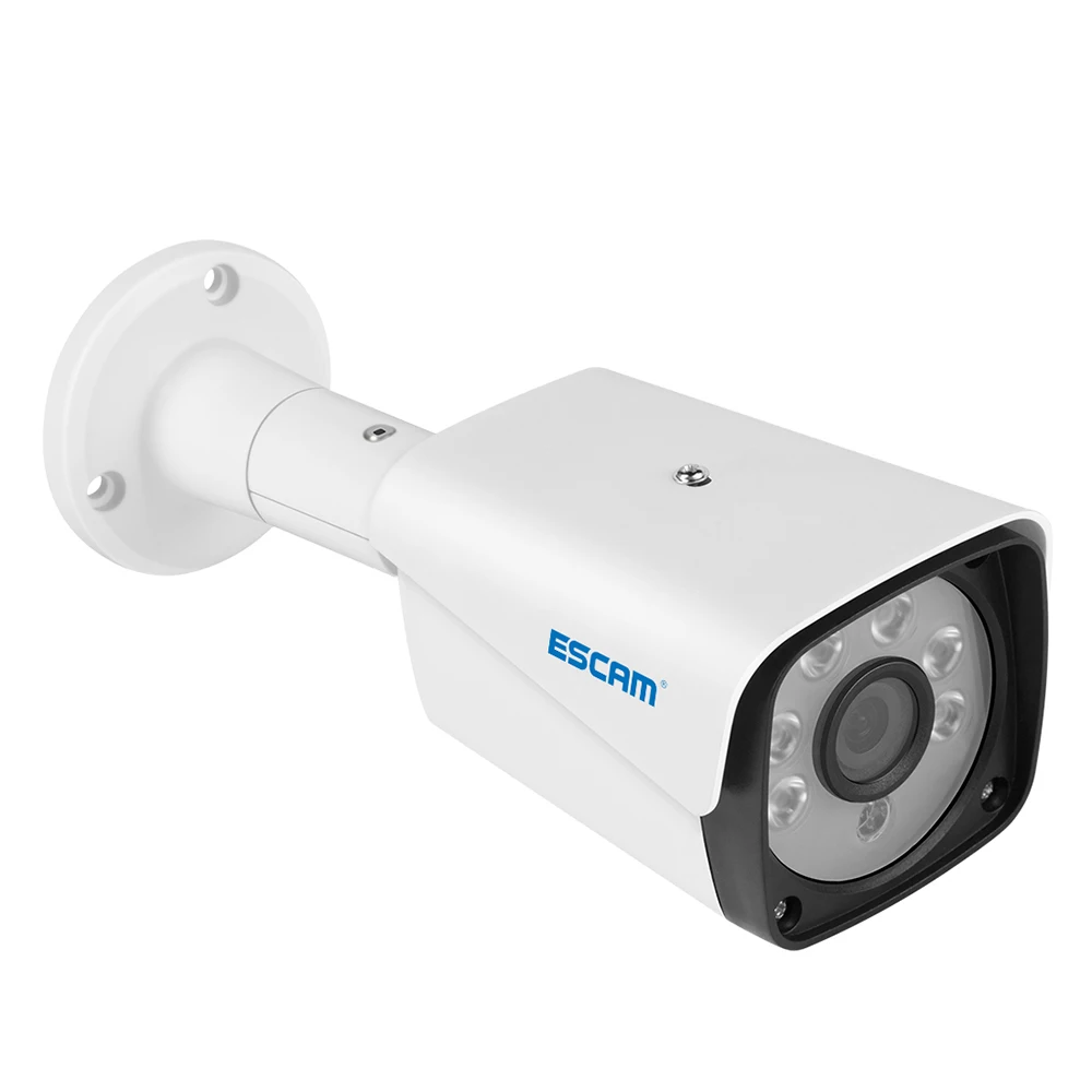ESCAM QH002 HD 2MP IP камера ONVIF H.265 P2P наружная водонепроницаемая ИК-пуля с функцией умного анализа наблюдения.