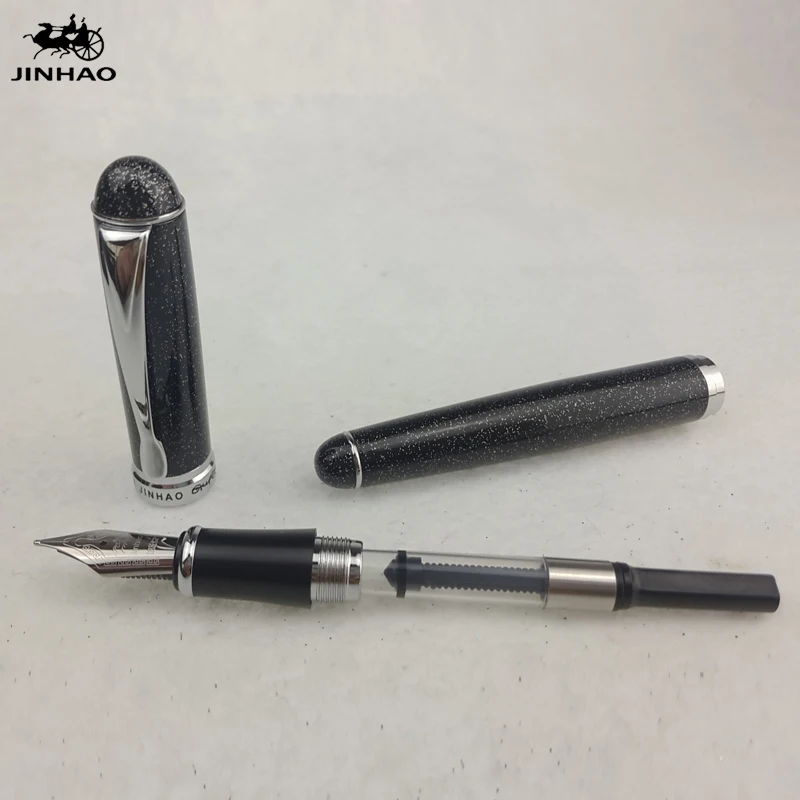 1 шт./лот Jinhao X750 авторучка 7 цветов черный/белый/красный серебряный зажим 18KGP Canetas