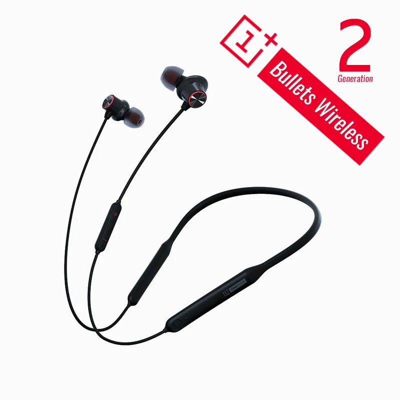 Bullets Wireless 2 Оригинальные беспроводные наушники Oneplus Bullets 2 aptX Hybrid Neckband для Oneplus 7 Pro снова влюбитесь в любимую музыку - Цвет: Bullets Wireless 2