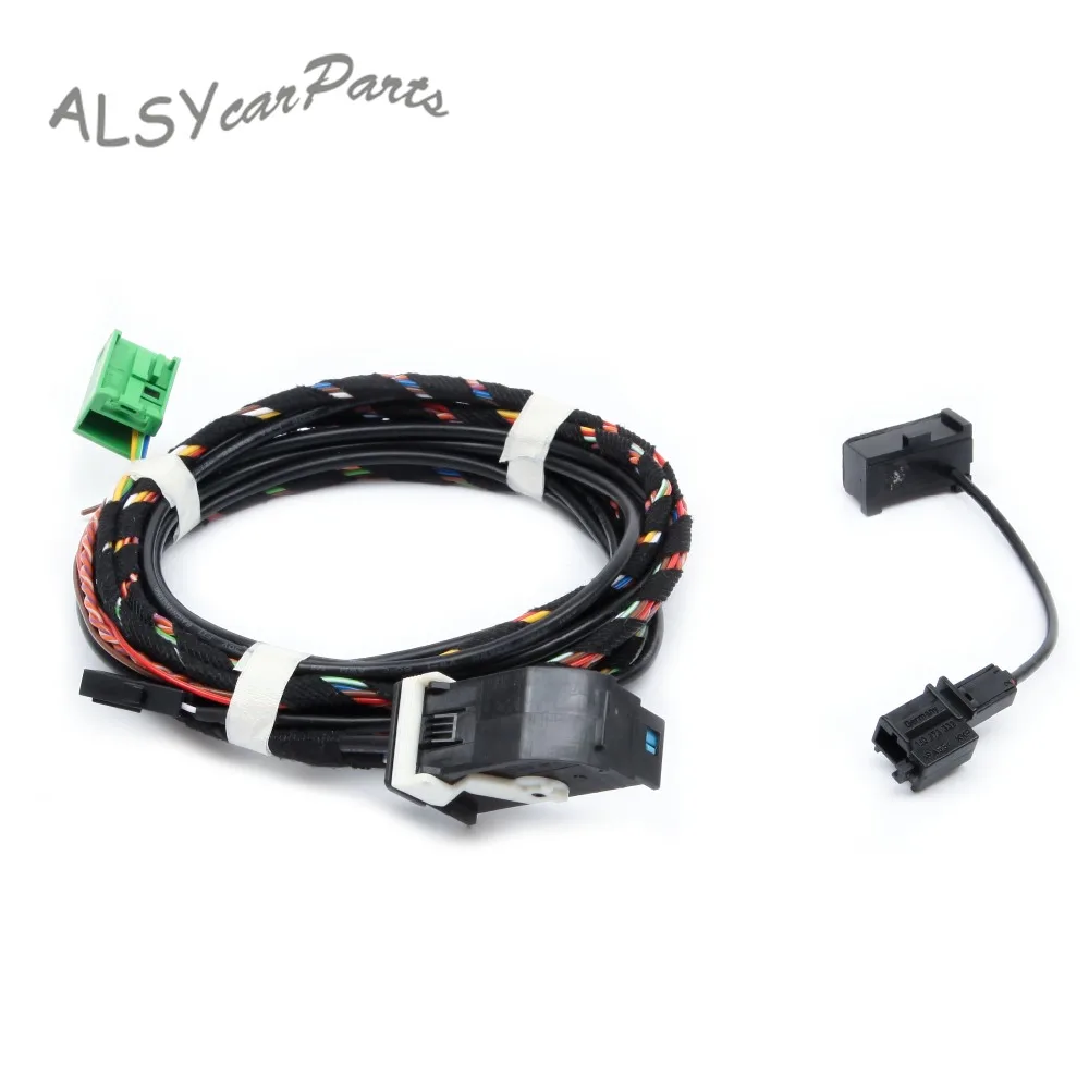 YIMIAOMO OEM 1K8 035 730D 9W2 Bluetooth модуль+ прямой разъем Жгут+ Mircophone для VW Golf Jetta MK5 6 Passat B6 7 RNS510 RCD510