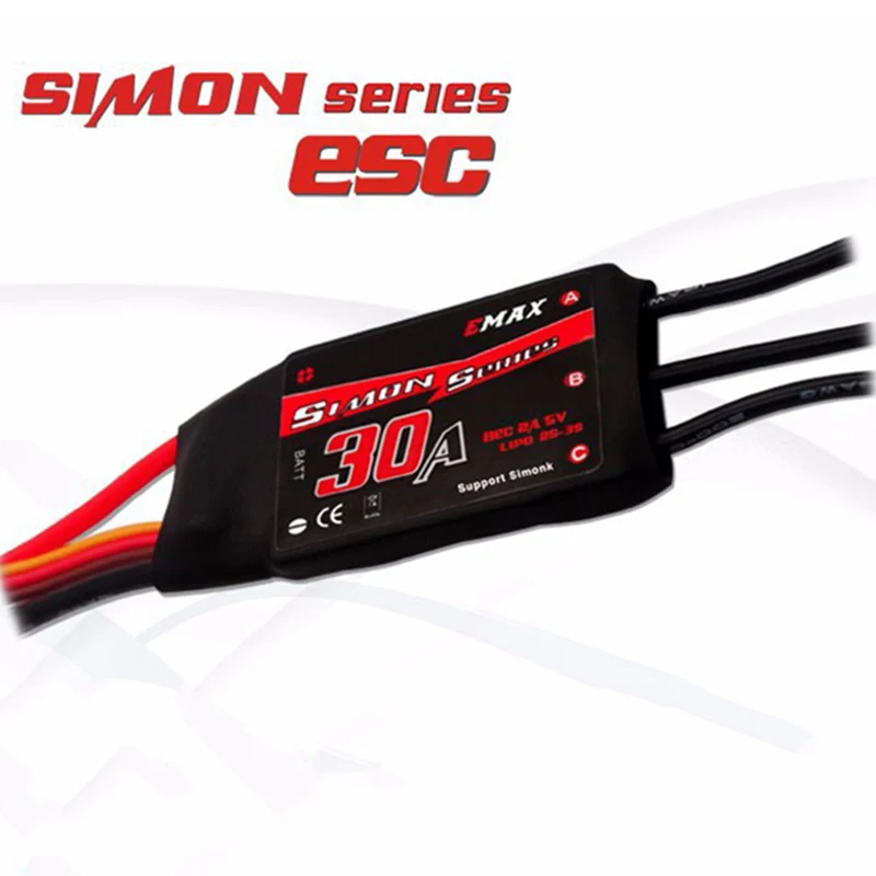1 шт. бесщеточный контроллер скорости EMAX SimonK ESC 6A 12A 20A 30A Simon K BEC для FPV RC UAV Quadcopter Frame