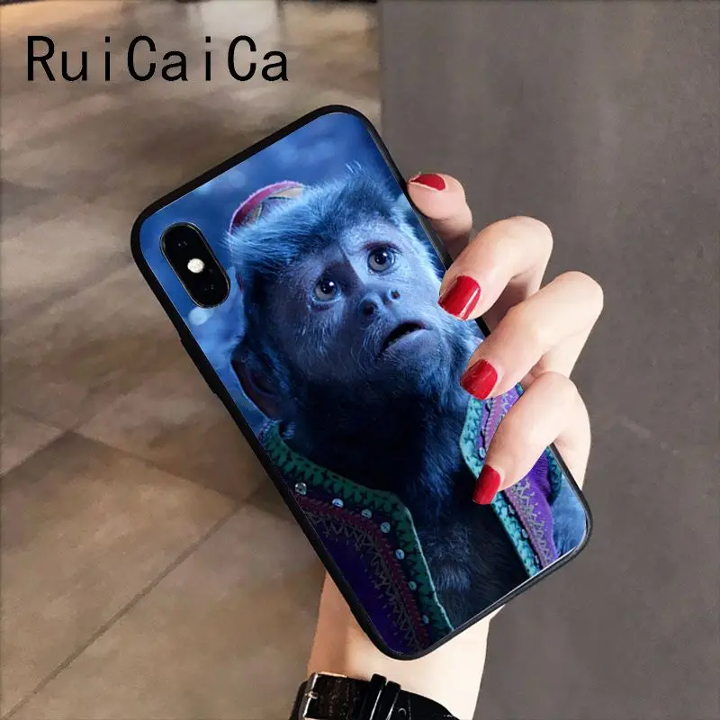 RuiCaiCa Aladdin обложка фильма черный мягкий чехол для телефона iPhone 5 5Sx 6 7 7plus 8 8Plus X XS MAX XR