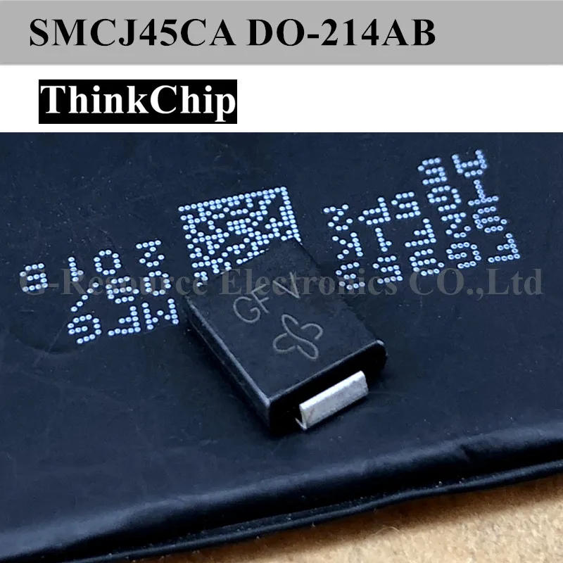 Быстрорежущей инструментальной стали (20 шт.) SMCJ45CA Телевизоры диода SMCJ серии