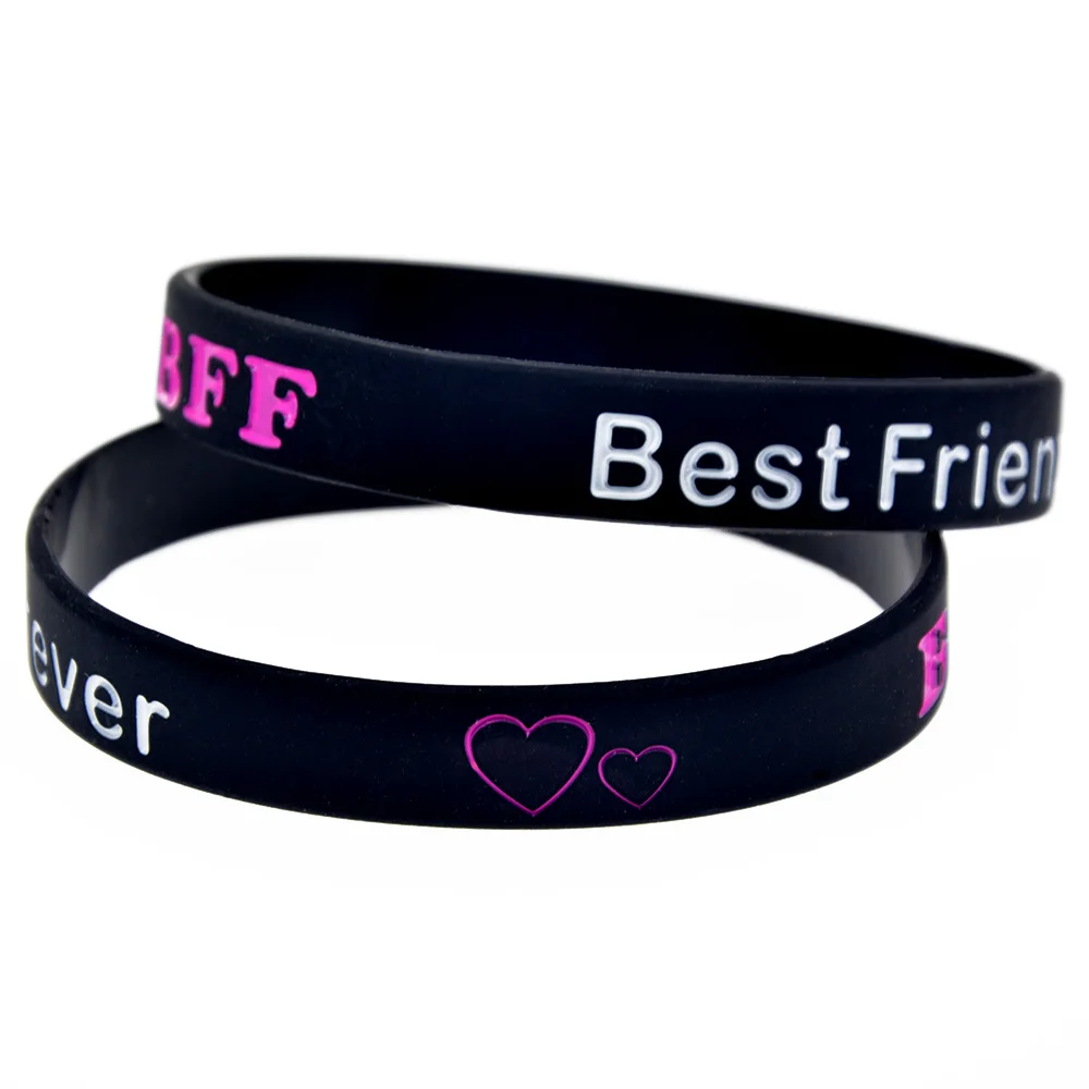 1 шт. силиконовый браслет Best Friends Forever для друзей|Браслеты с шармами| |