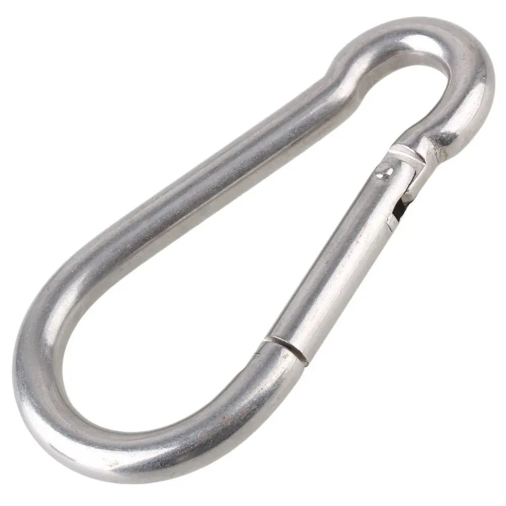 Многофункциональный карабин с пружинной застежкой из нержавеющей стали марки 304