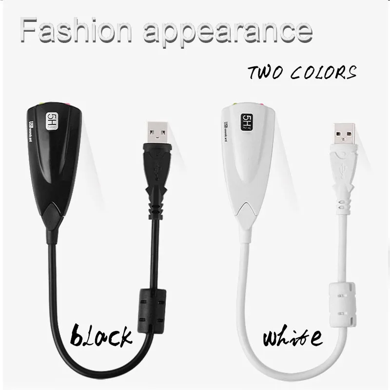 Usb звуковая карта 7 1 адаптер 5HV2 3D Аудио гарнитура микрофон 3 5 мм для портативных ПК
