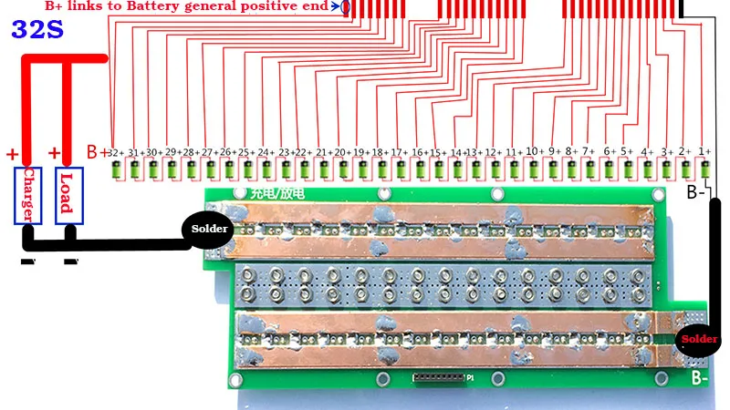 26S смарт-плата lipo литий-полимерная BMS/PCM/PCB плата защиты батареи для 26 пакетов 18650 литий-ионный аккумулятор(ANT BMS