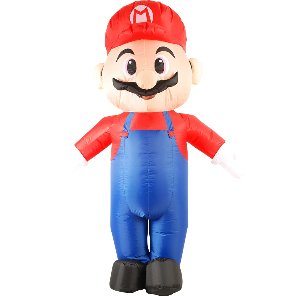 Надувной костюм для взрослых Super Mario Bros костюмы нарядное платье маскарадный