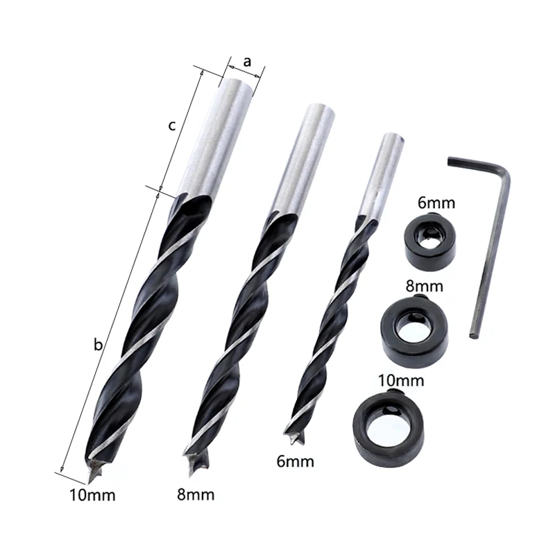 Карманное отверстие джиг ручной дюбель Abs пластик деревообрабатывающий для 6 8 10