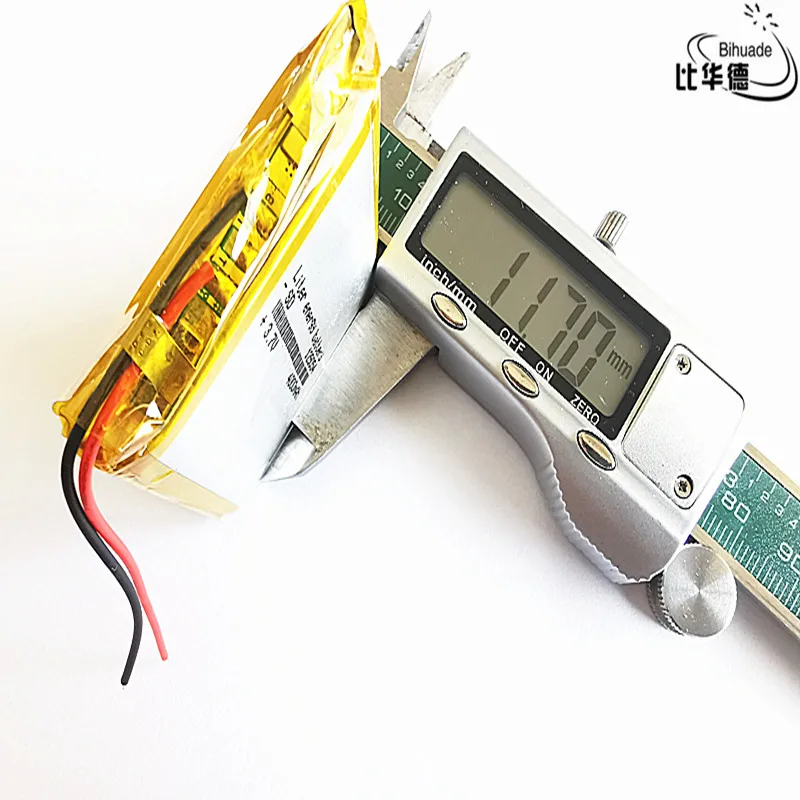 3 7 V 4000mAh 125054 литий полимерные MP3 MP4 навигационные инструменты маленькие