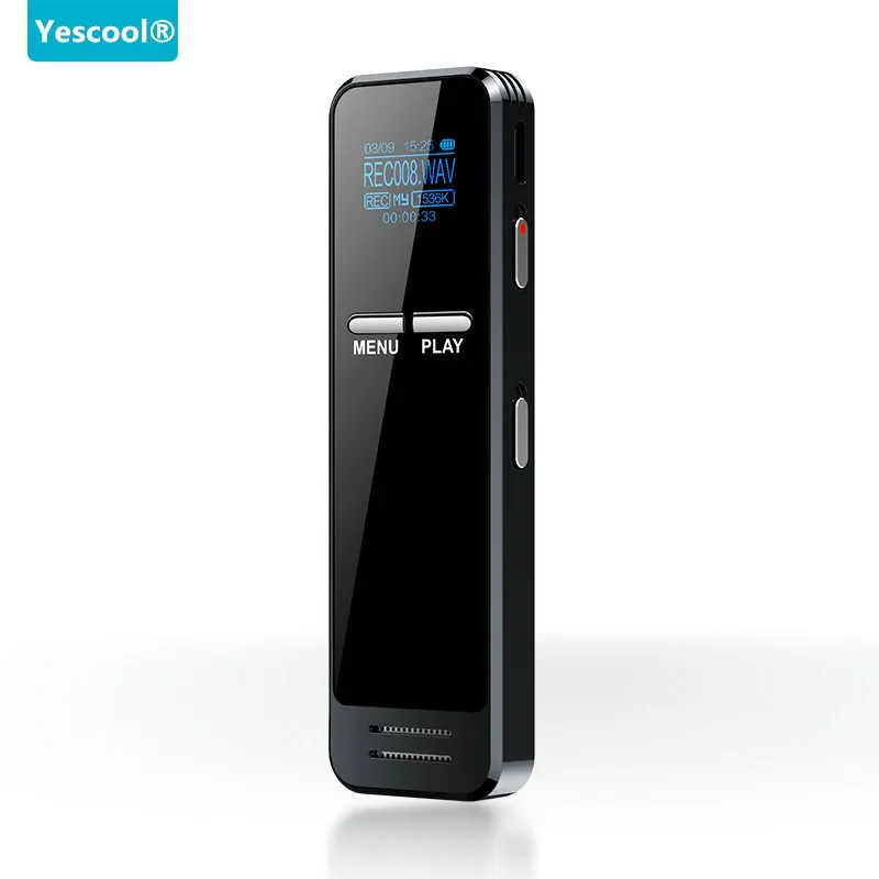 Yescool B9 16 Гб ультра долгое время denoise HD стерео компактный металлический мини