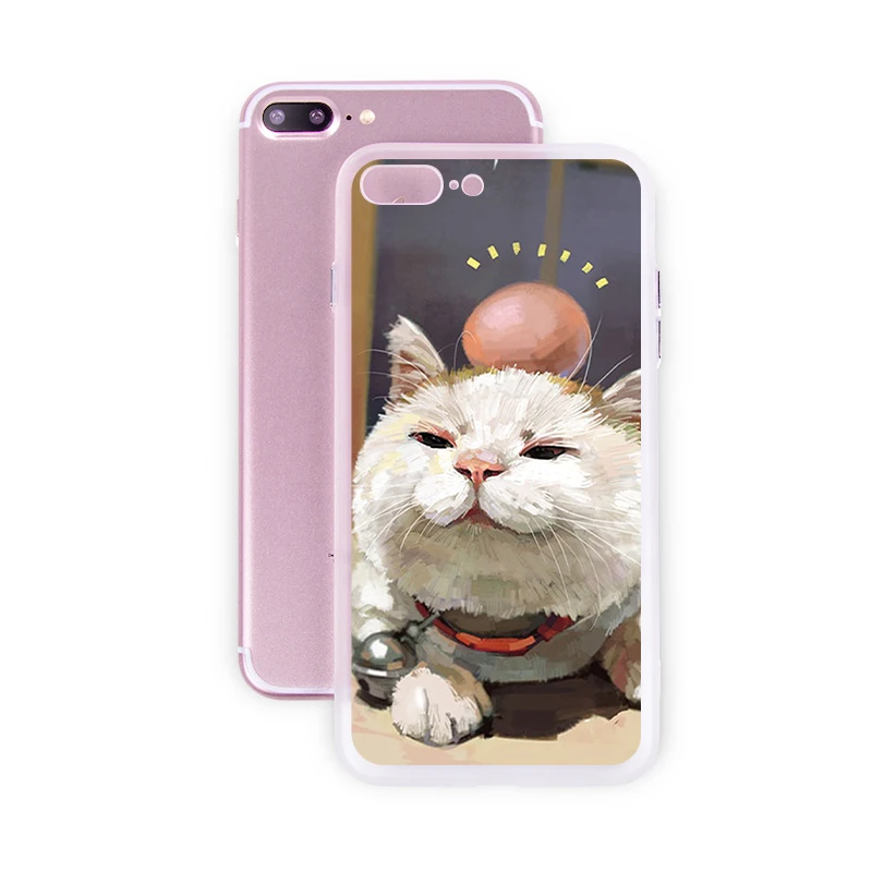 YOUTIME design fashion phone case for iphone 7 plus 6 6s PC hard back cover cool anti-knock cat lovely cute animals pattern |
