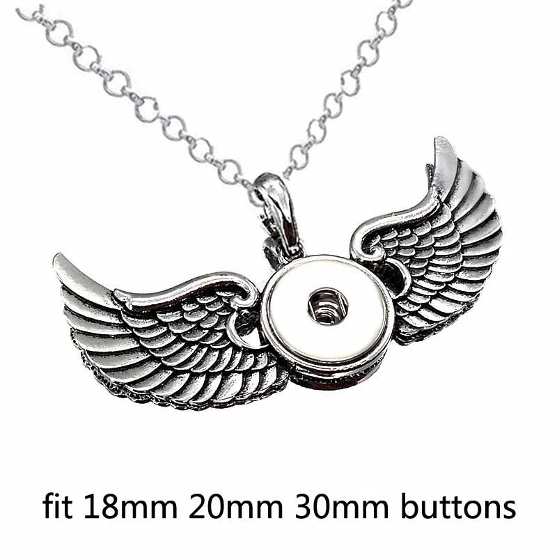 Сменное крыло имбирь 265 кулон с кнопкой ожерелье ювелирные изделия Подходит 18 мм