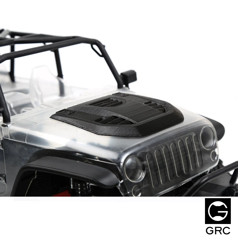 Пластиковый капот двигателя для RC 1/10 осевой SCX10 Tamiya CC01 RC4WD D90 Jeep Wrangler корпус