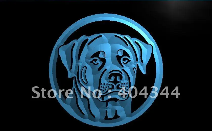 

LB684- Rottweiler собака фотография неоновый знак Декор для дома ремесла