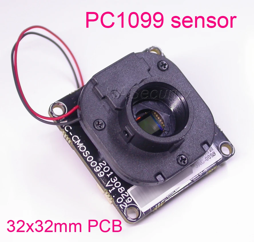 1/3 &quotPixelplus PC1099 датчик изображения CMOS камеры безопасности 32x32 мм печатной платы
