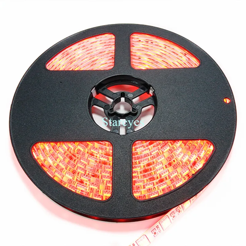 Бесплатная доставка 5 шт. SMD 5050 60 светодиодный одов/м RGB лента м 300 DC12V IP65