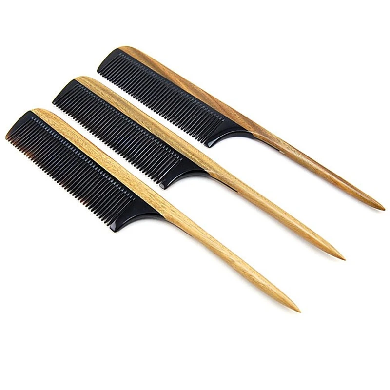 Деревянные гребни для волос инструменты макияжа из бычьего сандалового дерева |