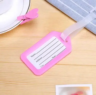 Багажная бирка IVYYE ПВХ-подвеска на заказ для чемодана ID-адрес держатель багажа