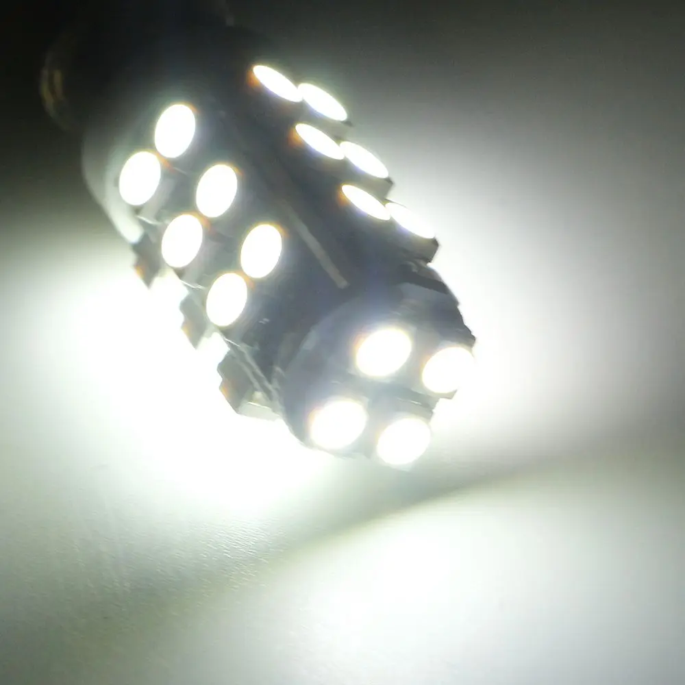 200Pcs/Lot BA9S 1210 28 SMD LED T11 H6W T4W 12V Car Interior Reading Lamps Door Side Wedge Bulbs Reverse Light | Автомобили и