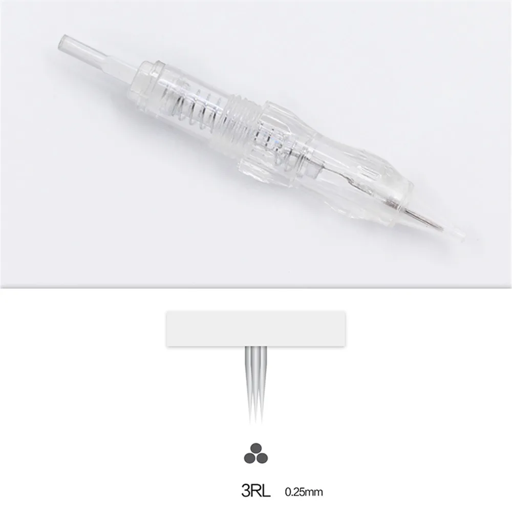 10pcs 3RL Новинка 001 комплекты для татуажа, Перманентный макияж, Ротационная Машина, комплекты для татуажа бровей, профессиональная ручка для бровей, подводка для глаз, губ, набор для татуажа - Цвет: 10pcs 3RL