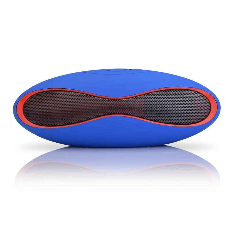 Синий Портативный Беспроводной Bluetooth Динамик мини 3D звук Системы музыке стерео Динамик TF Super Bass Колонка акустической Системы окружающих - Цвет: Синий