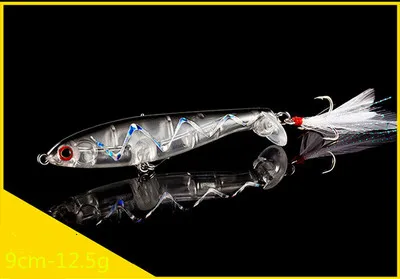 

Ufishing Sinking Fishing Lure 1Pcs/Lot Cry-God Casting Minnow Lures 9cm 12.5g Pike Fishing Wobbler