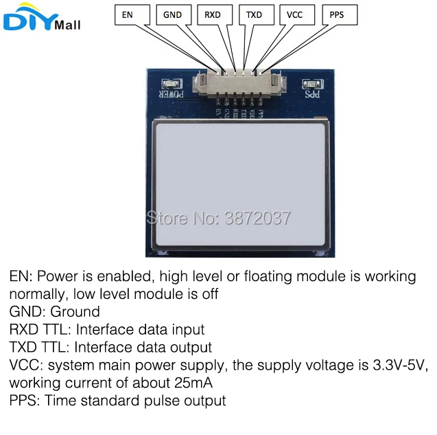 10 шт./лот DIYmall gps модуль заменить VK16E Gmouse 9600bps ttl уровень для автомобиля gps мониторинга навигации
